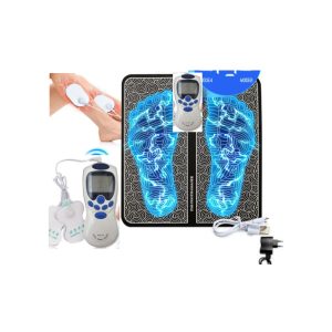 Masajeador + Electrodos  EMS de Pies y Pierna