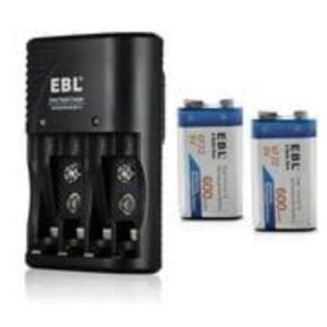 Batería de Repuesto 9V Con cargador multifunción  -2000 mAh