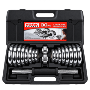 Juego de Pesas Armable Regulable con maletin 30 KL